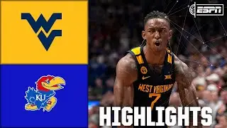 UPSET ALERT 🚨 West Virginia Mountaineers vs. Kansas Jayhawks | Full Game Highlights | ESPN CBB