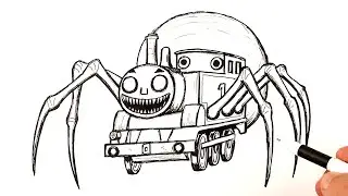 How to draw Thomas the Train EXE