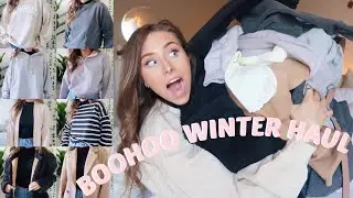 HUGE BOOHOO WINTER TRY ON HAUL | AFFORDABLE BASICS!