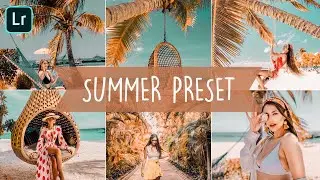 Summer Preset - Lightroom Mobile Presets Free Dng Xmp | Teal & Orange Lightroom Preset 2020