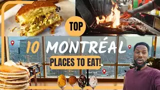 10 MUST EAT restaurants in MONTREAL . Food Travel 🇨🇦