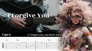 I Forgive You - Sia - Fingerstyle Guitar TAB Chords