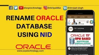 How do you rename a database in Oracle? | How do you run a NID?