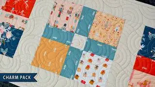 Secret Santa | Variant Nine Patch Quilt Pattern | Zero Waste | Charm Pack Quilt Pattern