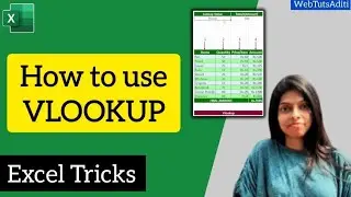 Vlookup in Excel | Vertical lookup | Excel Tricks 