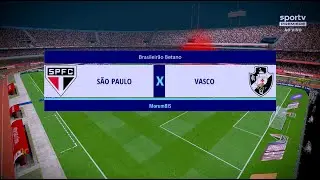 SÃO PAULO X VASCO BRASILEIRÃO PES 2017 PATCH 2025