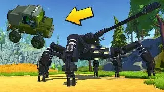 👢 ШАГАЮЩАЯ БОЕВАЯ МАШИНА 💥 ПОСТРОЙКИ в СКРАП МЕХАНИК 🔨 СКАЧАТЬ Scrap Mechanic 💾