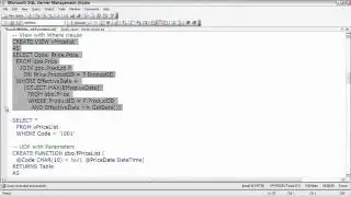 SQL Server Working with Inline Table-Valued Functions