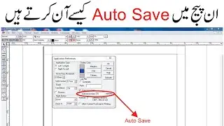 Auto save option in Inpage