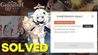 How to Fix Genshin Impact Insufficient Storage Error in Windows Pc or Laptop Complete Tutorial 2023