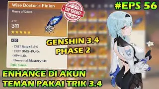 Enhance Artefak di Akun Teman - Trik Enhance Artefak Genshin Impact 3.4