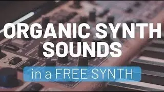 How To Make Lush Beautiful Organic Synth Sounds (Pads, Stabs. Plucks) in a FREE Synth