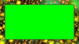 Stars Floating border animated - green screen effects - chroma key - animations - Effects - Video HD