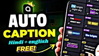 🔥 Best FREE Ai Caption & Subtitle Generator APP ✅ || Auto Caption App