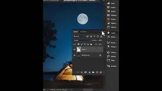 How to add Moon | Photoshop Tutorial 