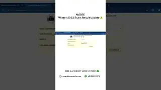 🛑 MSBTE Winter 2023 Result Confirmed Date ✅ MSBTE Result Link MSBTE New Update  #msbte #msbteresult