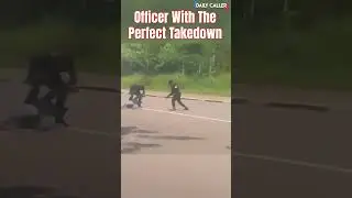 Officer Performs the Perfect Takedown!