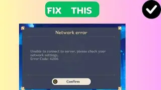 How to Fix “Error code: 4206” in Genshin impact