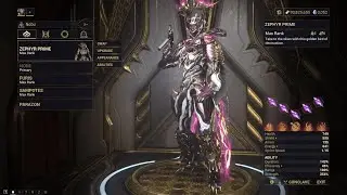 Warframe Maximum Investment - Zephyr Prime  | Warframe: 1999