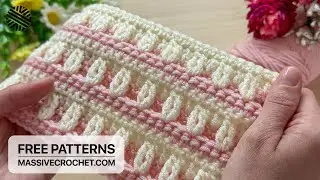 Crochet a Never-Before-Seen Baby Blanket Pattern with an Easy & Unusual Stitch