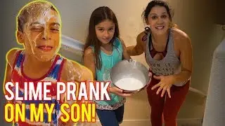 SLIME PRANK ON SON W/ ANDREA ESPADA | The Royalty Family