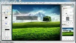 GIMP Tutorial - transparent style text box