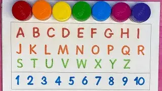 Learn ABCD Alphabets and Numbers Counting 123. ABC for Kids and Toddlers. ABC English for Kids