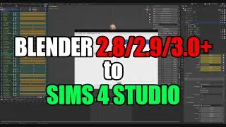 How to use Blender 2.8/2.9/3.0+ with Sims 4 Studio - Sims 4 Animation Tutorial