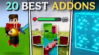 20 THE Best Survival ADDONS for MCPE 1.21 +
