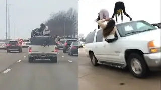 Women Twerking on Top of Moving SUV Get the Attention of Police