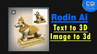 Rodin Ai Text to 3D | image to 3d model