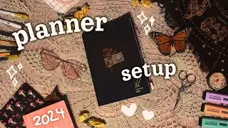 my 2024 planner setup 🦋 wonderland 222 bullet journal flip through