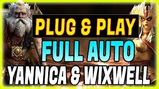 EASY FULL AUTO YANNICA WIXWELL HYDRA TEAM! TEST SERVER! RAID SHADOW LEGENDS