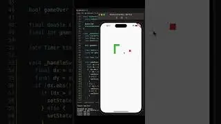 Flutter Programming - Coding Snake Game #shorts