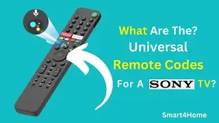 Universal Remote code for Sony Tv? [ What Are The Universal Remote Codes For A Sony TV? ]