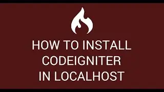 How to setup codeigniter 3 in localhost with XAMPP