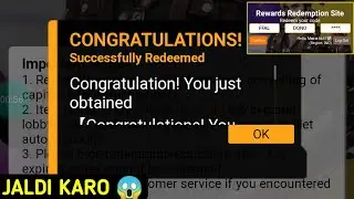 Free Fire Redeem Code Today | 6 November Redeem Code Free Fire | FF Redeem Code Today 6 November