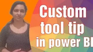 Custom tooltip in Power BI | Power BI tutorial for beginners