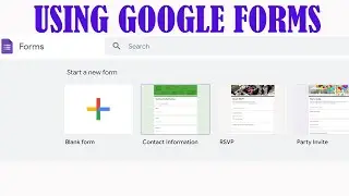 Google Forms Intro