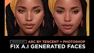 Fix A.I Generated Faces Using Arc By Tencent And Photoshop