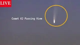 Live Passing View of Comet K2/2017 from USA