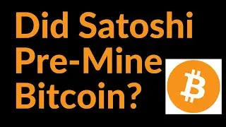 Did Satoshi Pre-Mine Bitcoin?