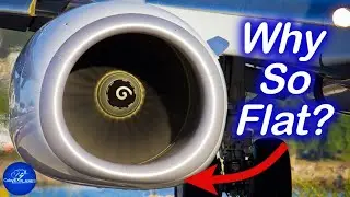 Why are the 737's Engines Flat?