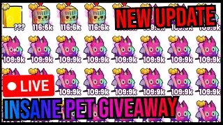 Pet Simulator 99 INSANE GIVEAWAY! | NEW UPDATE! LIVE