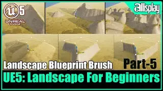 Landscape Blueprint Brush| UE5 Beginner's | AIP