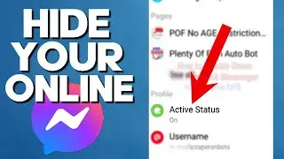 How To Hide Online Active Status in Facebook Messenger 2022