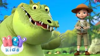 Песня Крокодил 🐊 Детские песенки |  HeyKids - Мультики для детей