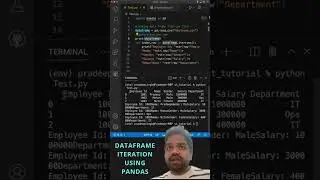 Pandas Episode 3: Dataframe Iteration 