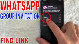 ✅ How To Find WhatsApp Group Invitation Link 🔴