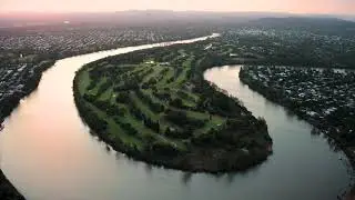 Brisbane city helicopter ride - INSANE RED SUNSET